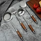 wood kitchen utensil holder